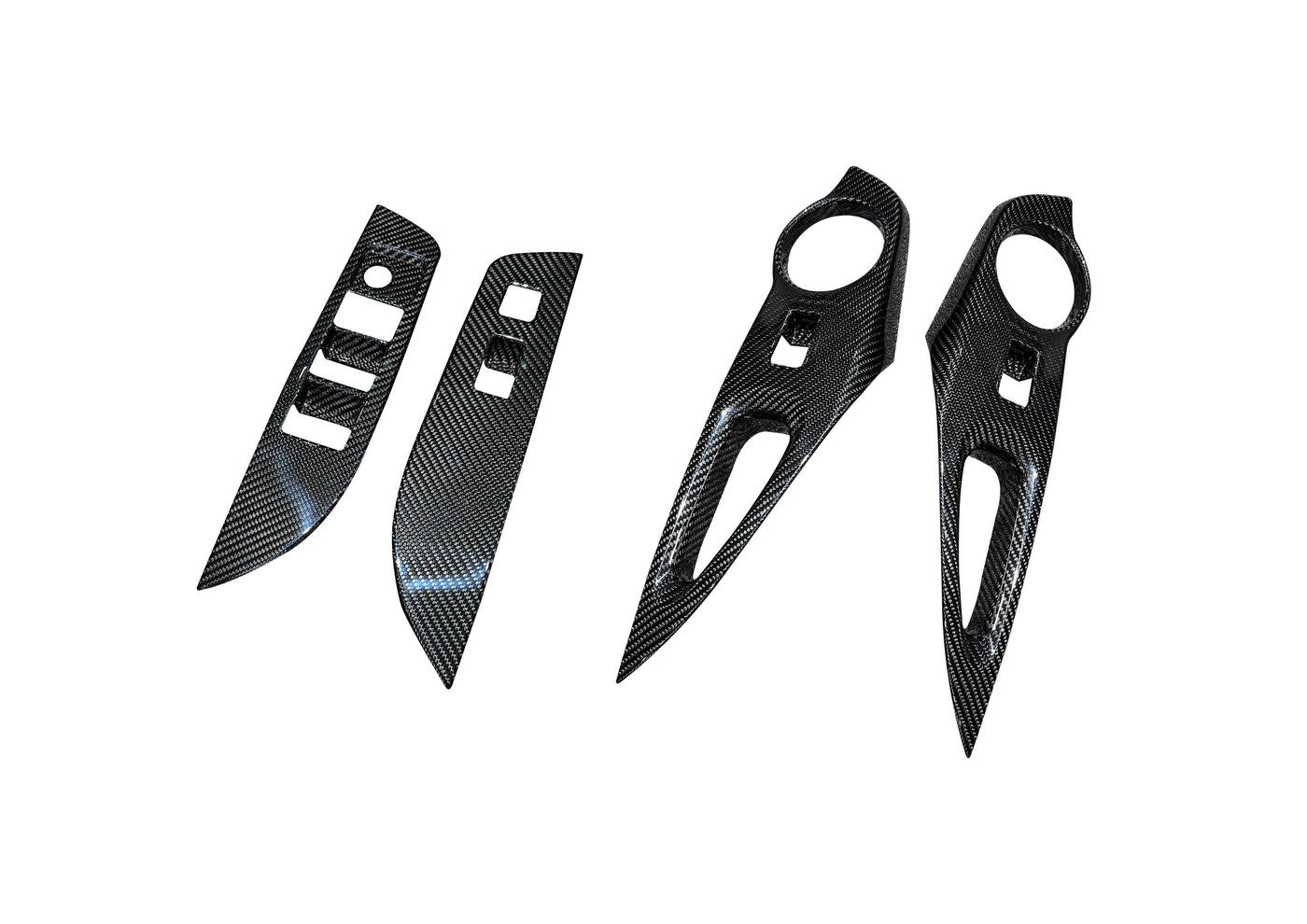 Toyota GR Corolla dry carbon door switch panel covers